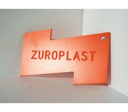 Полистирольный лист 3*2000*3000мм ZUROPLAST оранжевый 2205