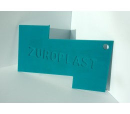 Полистирольный лист 2*2000*3000мм ZUROPLAST Изумруд 2408