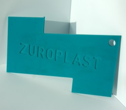 Полистирольный лист 3*2000*3000мм ZUROPLAST Изумруд 2408