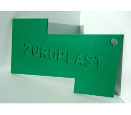 Полистирольный лист 2*2000*3000мм ZUROPLAST светло-зеленый 2410