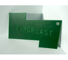 Полистирольный лист 2*2000*3000мм ZUROPLAST травянистый 2414