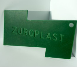 Полистирольный лист 2*2000*3000мм ZUROPLAST травянистый 2414