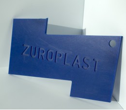 Полистирольный лист 3*2000*3000мм ZUROPLAST синий 2526