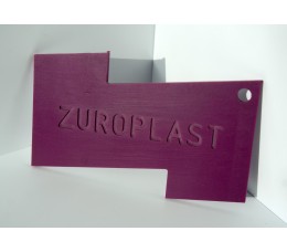 Полистирольный лист 3*2000*3000мм ZUROPLAST фиолетовый 2608