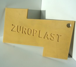 Полистирольный лист 2*2000*3000мм ZUROPLAST бежевый 2707