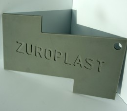 Полистирольный лист 2*2000*3000мм ZUROPLAST серый 2805