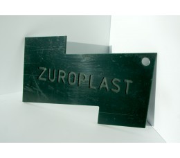 Полистирольный лист 3*2000*3000мм ZUROPLAST темно-зеленый 3414