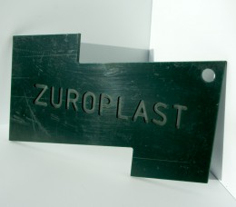 Полистирольный лист 3*2000*3000мм ZUROPLAST темно-зеленый 3414