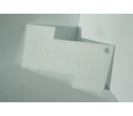 Полистирольный лист 3*2000*3000мм ZUROPLAST опал 8515 Lux