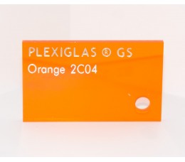 Оргстекло Plexiglas 2,03х3,05 3мм оранжевый тонированный 2C04 GS