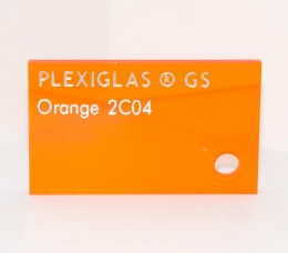 Оргстекло Plexiglas 2,03х3,05 3мм оранжевый тонированный 2C04 GS